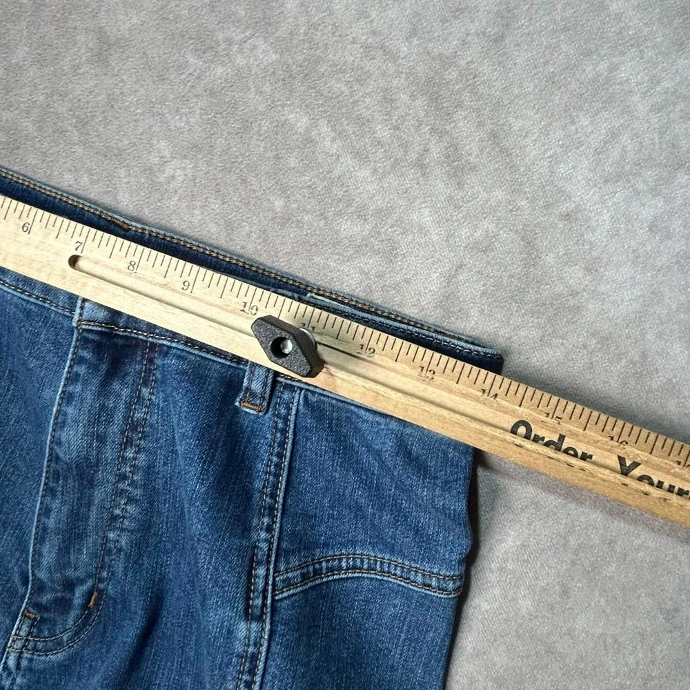 We The Free Free People High Rise Seamed Skinny Jeans Blue 28 OB1047643